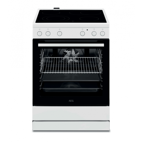 AEG CCB6400NBW Κουζίνα Κεραμική 73lt 60cm Λευκό AEG CCB6400NBW Κουζίνα Κεραμική 73lt 60cm Λευκό